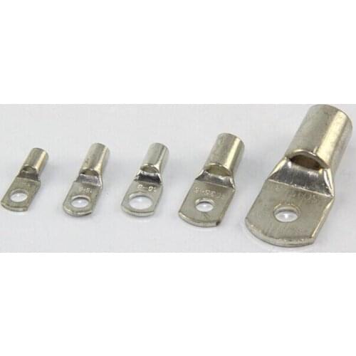 50pcs SC6-6 Cable Lugs, Ring Terminals, Battery Wire Connectors, Tin Plated Pure Copper