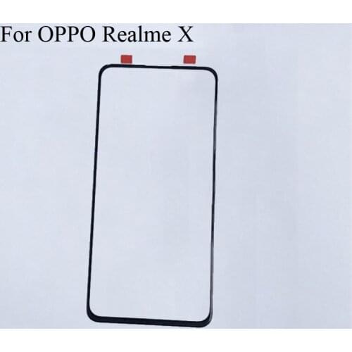 A+Quality For OPPO Realme X case real me X TouchScreen For OPPO RealmeX Digitizer Touch Screen Glass panel Without Flex Cable