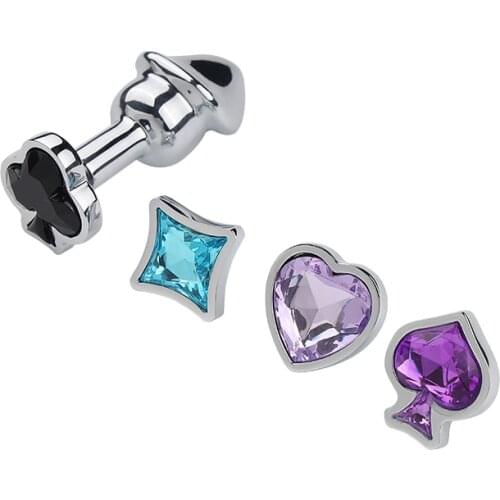 Sex Multi-type Base Metal Anal Toys Female Adult Sex Products Mens Butt Plug Stainless Steel Anal Plug Sex Toys Anal Dildo Toys