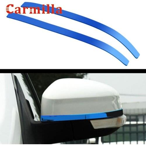 Car Rearview Mirror Anti-scratch Strip for Ford Focus 3 4 MK3 MK4 2012 - 2018 Modified Rear View Mirror Cover Stickers Parts