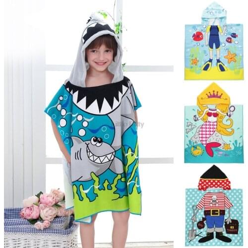 Childrens Bathrobe Animal Cartoon Baby Bathrobe Towel Robe For 2 To 12 Years Unicorn Bathrobe Baby Beach Towel