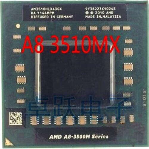 Original AMD Quad-Core A8-3510MX A8 3510MX Laptop CPU 1.8GHz FS1 notebook APU Notebooks laptop free shipping