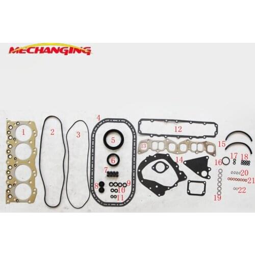 FOR CHEVROLET PICK-UP LUV full set C223 Metal Automotive Spare Parts Engine Rebuilding Kits Complete Engine Gasket Set 50072700