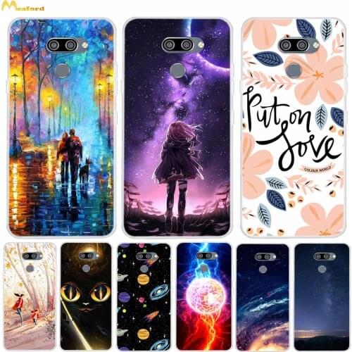 For LG K50 Case Silicone Soft Phone Cover For LG Q60 Case TPU Coque For LG K50S Cases For LG K12 Max for Brazil Case Cartoon
