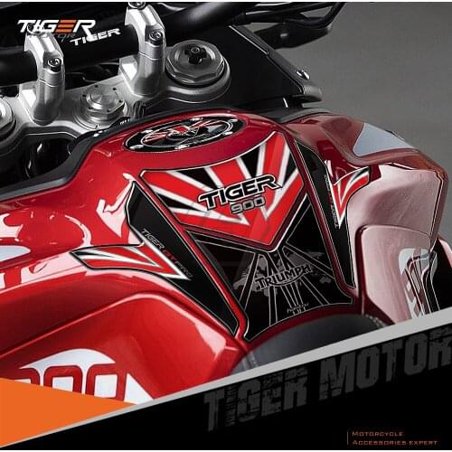 For Triumph Tiger 900 Rally Pro 900GT 2020- Motorcycle Gas Tank Pad Protection Decals