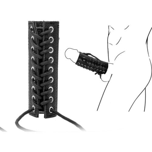 Electro Shock Accessories Penis Rings Beads Cock Rings Adjust Line Straps Electric Stimulation Adult Erotic Sex Toy For Men BDSM