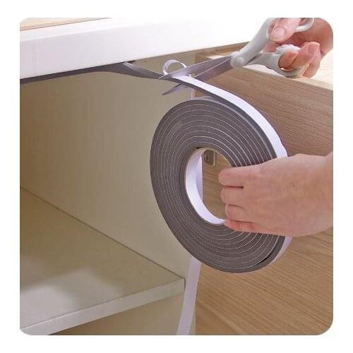 Hot sales !5M Self-adhesive sealing strip car door noise insulation EVA dusting sealing tape For Window Door Seal Strip