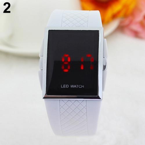 Men Watch Unisex Fashion LED Digital Display Square Case Cool Sports Clock Casual Wrist Watch reloj hombre