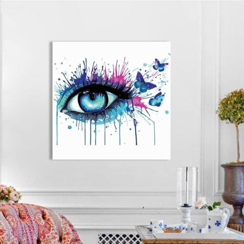 5d painting by numbers art paint by number Big picture king DIY watercolor ink animal character