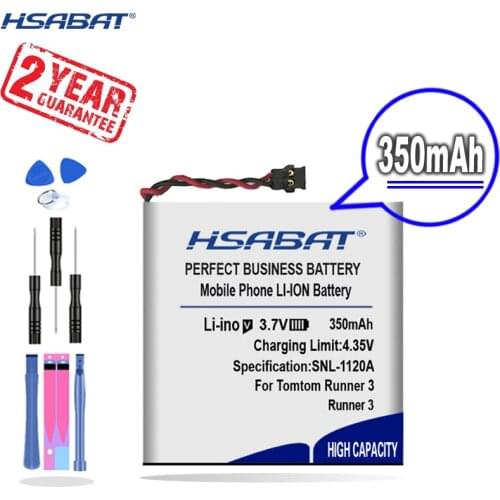 New Arrival [ HSABAT ] 350mah Replacement Battery for 332430 for Tomtom Runner 3 watch 322431