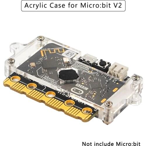 Micro:bit V2 Transparent Case for BBC Micro:bit V2 Board Clear Shell