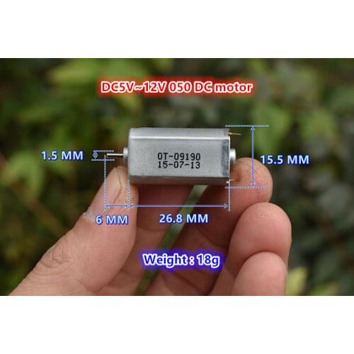 Brand new FF-050SH 050 micro DC motor DC5V~12V precious-metal brush motor