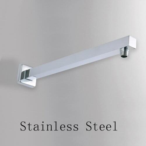 Modern Shower Arms Rainfall Shower Head Faucet Outlet Connector Stainless Steel Chrome AZPJ011BIn Wall Toilet Bathroom Furniture