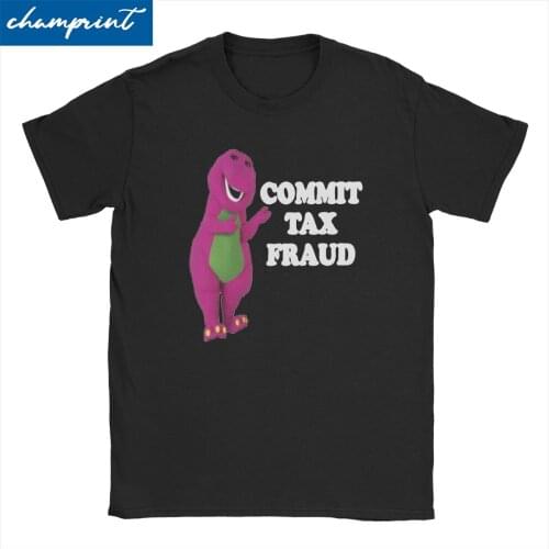 Commit Tax Fraud Funny Meme for Men Women T Shirts Fun Tees Short Sleeve Crewneck T-Shirts 100% Cotton Printed Clothes