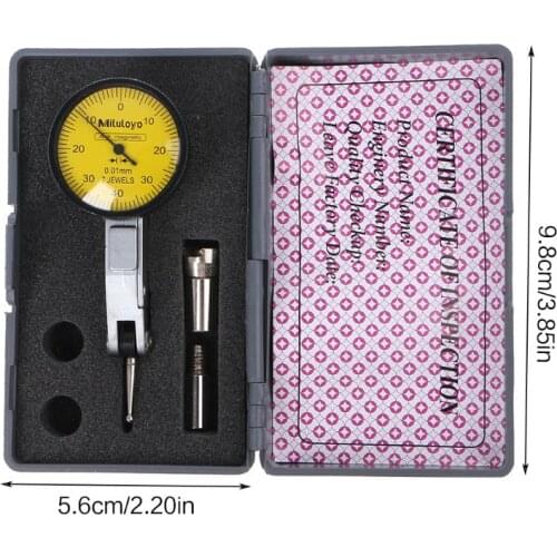 0-0.8mm Precision Level Gauge Scale Metric Dovetail Rails Dial Test Indicator R7UB