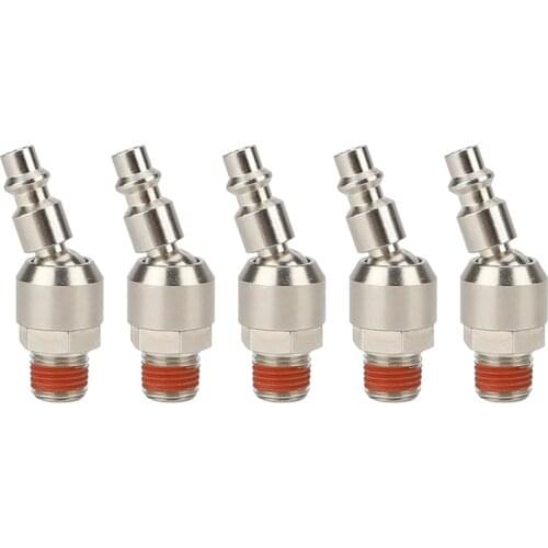 1/4 Inch Swivel Air Plug, Air Tool Fittings, 1/4 Inch NPT Male Industrial Swivel Plug, 1/4 Inch Air Fittings And Plug