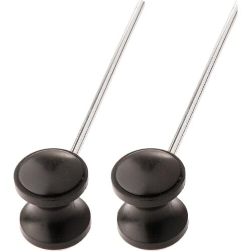 2pcs Bass Drum Hammer Kick Drum Foot Pedal Beater Mallet With Felt Head