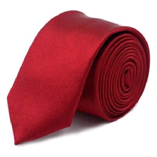 2019 Copy Silk Mens Slim Tie Polyester Ties for Men Many colors Fashion Narrow Necktie Wedding Cheap Party