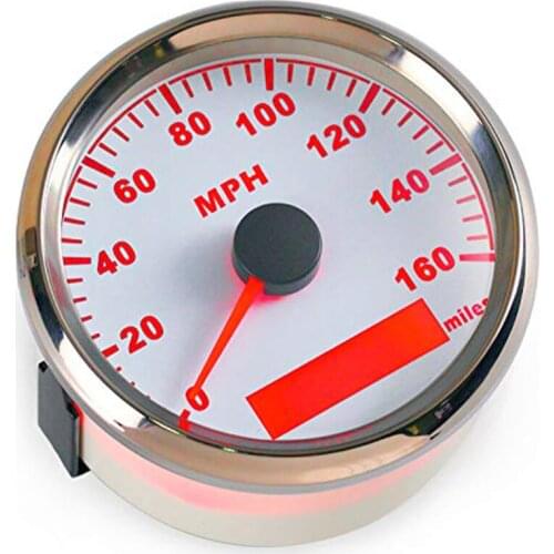 85mm GPS Speedometer Gauge Universal Odometer 160MPH for ATV UTV Motorcycle Marine Boat