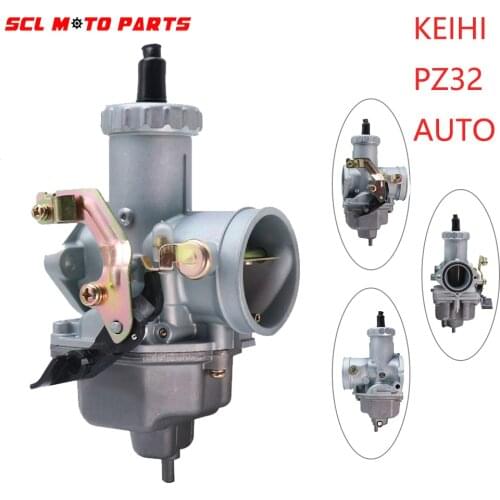 ALconstar- Motorcycle Carburetor Dellorto 32mm PZ32 Carb For Keihin CG 250-350cc Carburetor Pit Dirt Bike ATV Racing