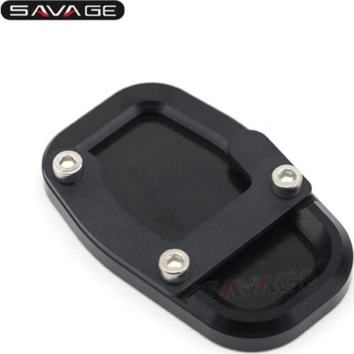 Side Kickstand Stand Extension Plate For DUCATI Multistrada 950/S 2017-2020 19 18 MTS950 950S Motorcycle CNC Support Plate Black