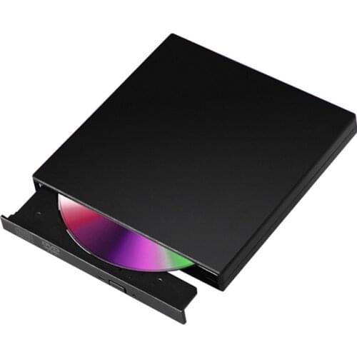 ESLOTH Optical Drives Cases 137*134*17mm Portable USB 2.0 Gadgets CD 8~12cm DVD-Combo SATA External Case Slim for For Laptop PC