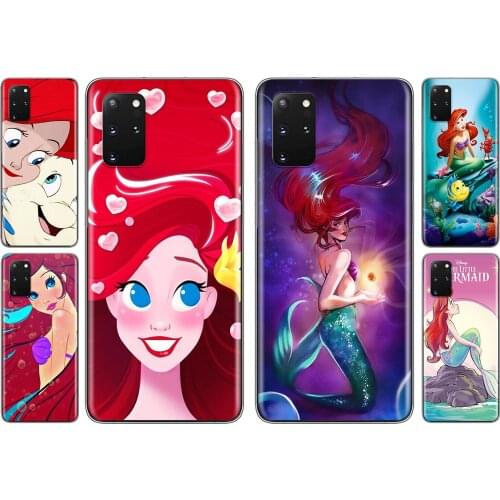 The Little Mermaid For Samsung S20 FE A91 A81 A72 A71 A52 A51 A42 A41 A32 A31 A21 A12 Lite Transparent Phone Case