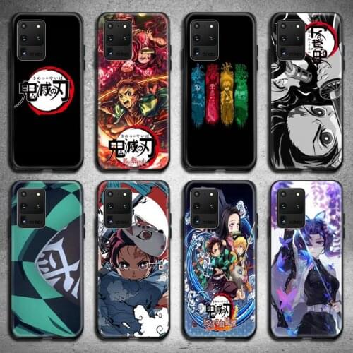 Nezuko Tanjirou Demon Slayer phone case For Samsung Galaxy S21 Plus Ultra S20 FE M11 S8 S9 plus S10 5G lite 2020
