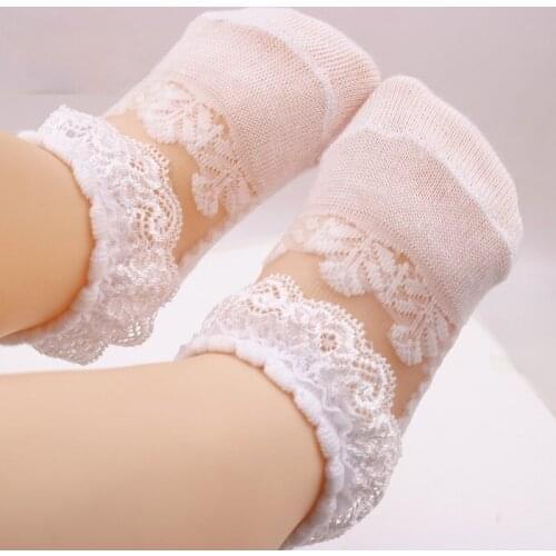 Baby Socks Girl Shoes Princess Girls First Walkers Prewalker Summer New Baby Socks Cute Lace Flower Floral Newborn Toddler
