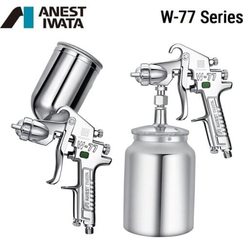 Iwata W-77 Air Mini Spray Gun Paint Sprayers Oiler Professional Automotive Paint Spray Guns Car Painting W77 Manual Spray Gun