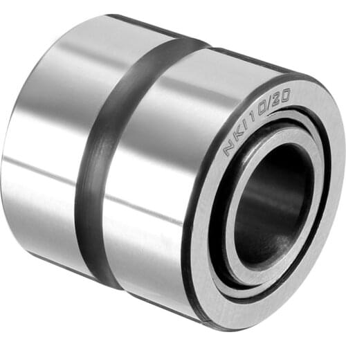 Uxcell Machined Ring Needle Roller Bearing with Inner Ring, NA/NKI Series Bearings, 10mm-50mm Bore NKI10 20(10x22x20)