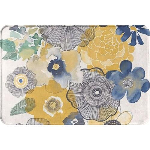 Boho Aesthetic Bath Mat Bohemian Patterns Doormat Kitchen Carpet Balcony Rug Home Decor