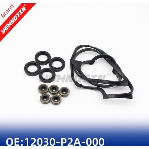 OEM 12030-P2A-000 Engine Valve Cover Gasket Grommets Set Fits For Honda Civic 1996-2000 DeL SoL Valve Cover Gasket 12030P2A000