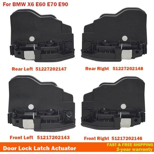 Front Rear Left Right Electric Power Door Lock Actuator For BMW X6 E60 E65 E70 51217202143 51217202146 51227202147 51227202148