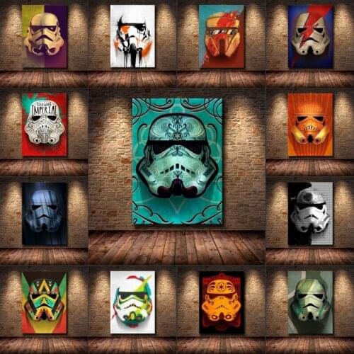 Star Wars Stormtrooper Wall Art Poster Canvas Painting Movie Wallpaper Paintings Wall Art Pictures Living Room Home Decor