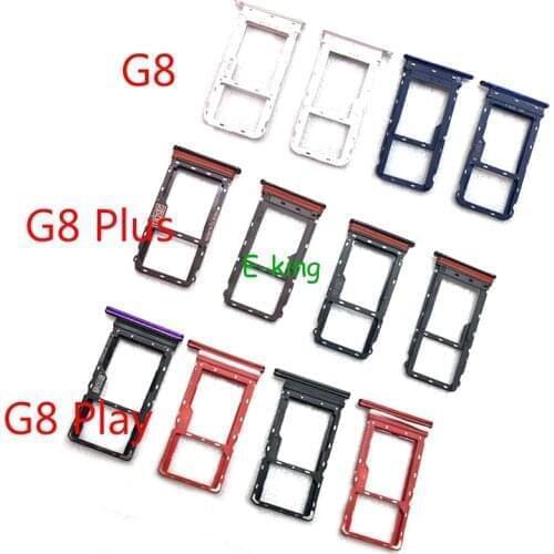 For Motorola Moto G8 / Play / Plus Sim Card Slot Tray Holder Sim Card Reader Socket