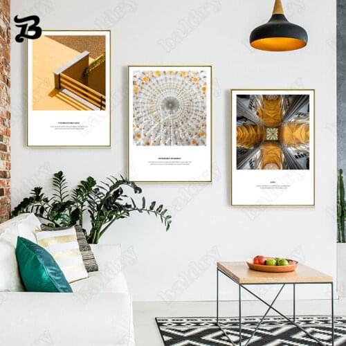 Modern Abstract Canvas Painting Wall Art Pictures Canvas Poster Print for Living Room Decorative Building Art Picture Home Decor