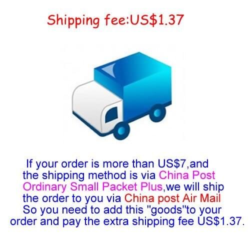 The Shipping fee for order which more than US$10, Make up the difference in shipping costs