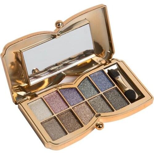 High Quality 10 Colors Makeup Eyeshadow Palette Matte Diamond Glitter Matte EyeShadow in One Palette Blush Makeup Set for Beauty