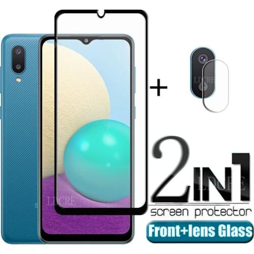 Full Cover Tempered Glass For Samsung Galaxy A02 Glass For Samsung A02 Flim Screen Protector For Samsung Galaxy A02 Lens Glass
