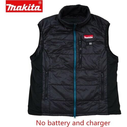 Makita CV101DZ XL Heated Vest, 10.8 V, Blue