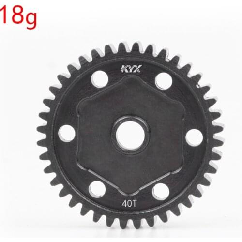 KYX Racing Hardened Steel Transmission Gears Gearbox Gear 40T Upgrades Accessories for RC Crawler Car Axial SCX10 III AXI03007