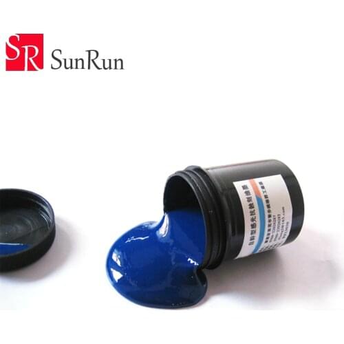 1pcs 100g Photoresist Anti-etching Blue Ink Paint for DIY PCB Dry Film Replacement