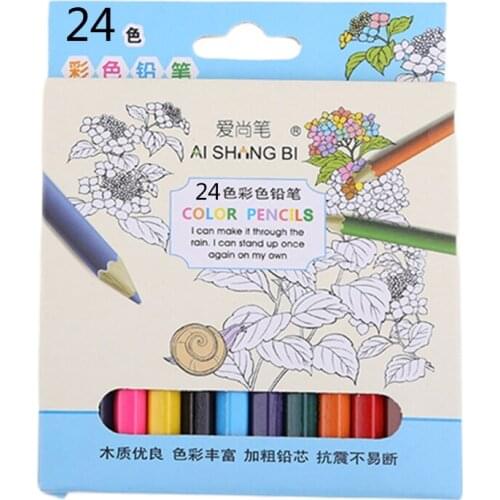 12/24 Colour Pencils Natural Wood Colored Pencils Drawing Pencils For School Office Artist Painting Sketch N12 20 Dropship