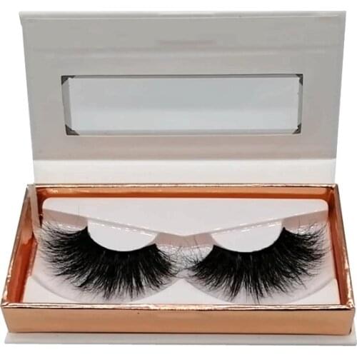 25mm Mink Lashes Wholesale 3D Beaver Strip Eyelashes Mink Lashes Makeup Fluffy Thick Eye Lash Customized Packaging Box 50 Pairs