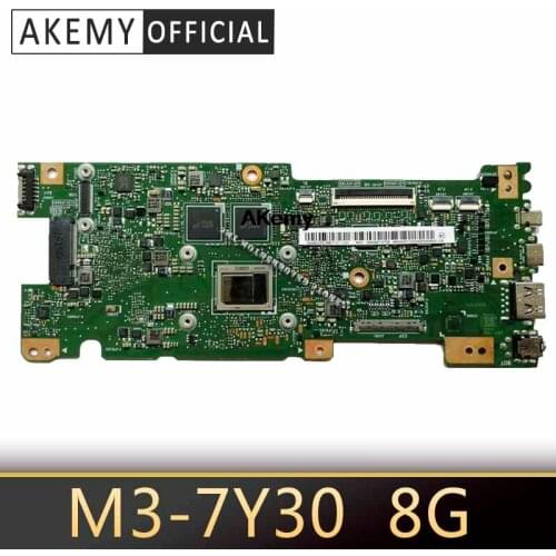 Akemy UX330CA Laptop motherboard For For Asus UX330CAK UX330CA UX330C Mainboard M3-7Y30 8G RAM