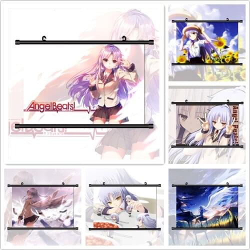 WTQ Angel Beats Tachibana Kanade Anime HD Print Canvas Painting Anime Posters Wall Decor Wall Art Picture for Living Room Decor