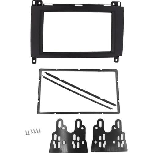 Car refitting DVD frame Panel Radio fascia for Benz B200 A-KLASSE (W169) B-KLASSE (W245) 2004-2012 2 DIN