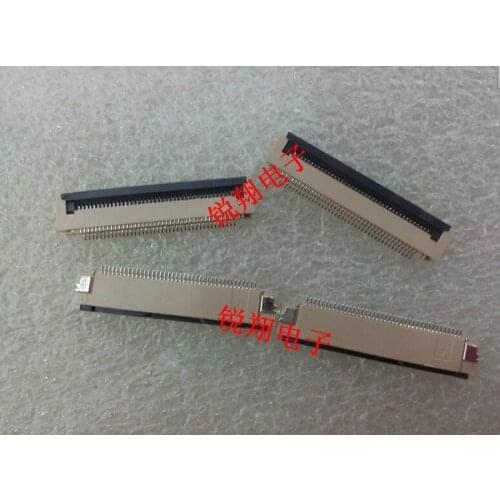Free shipping 0.5MM 40P FPC Flat cable connector electronic line spacing flip socket 0.5