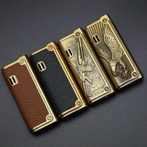 Butane Lighter Embossed Straight Metal Windproof Lighter Lighters Bulk Gift for Men Turbo Lighter Tobacco Accessories Cool